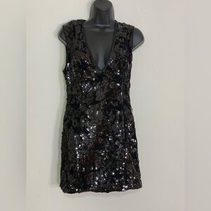 Forever 21 - Black Sequin Cocktail Dress - Size Small